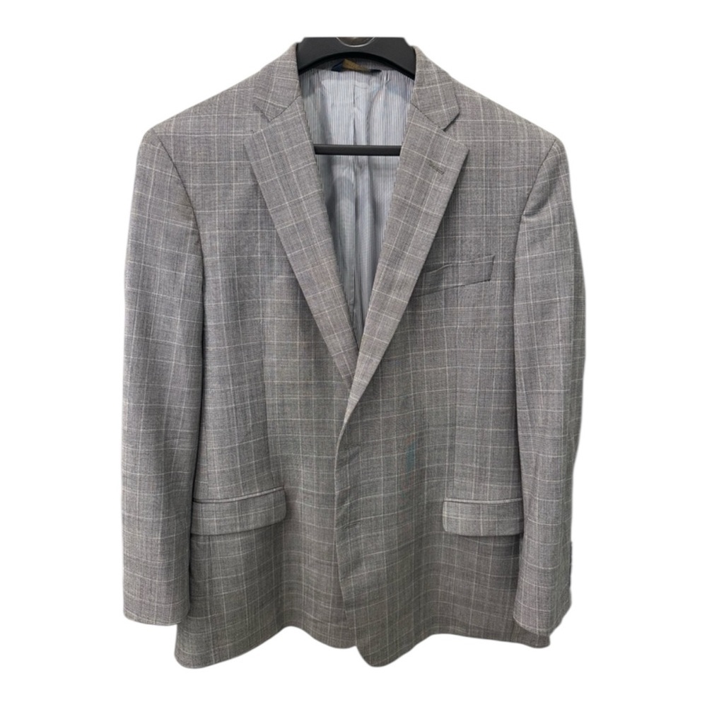 Brooks Brothers Gray Plaid Blazer